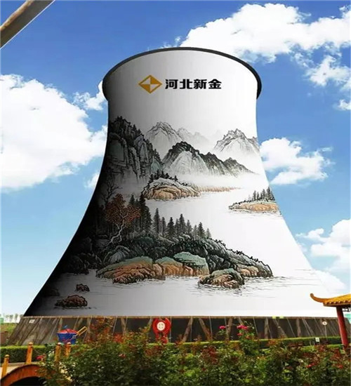 株州涼水塔彩繪公司 炫彩煥新，塔立云端